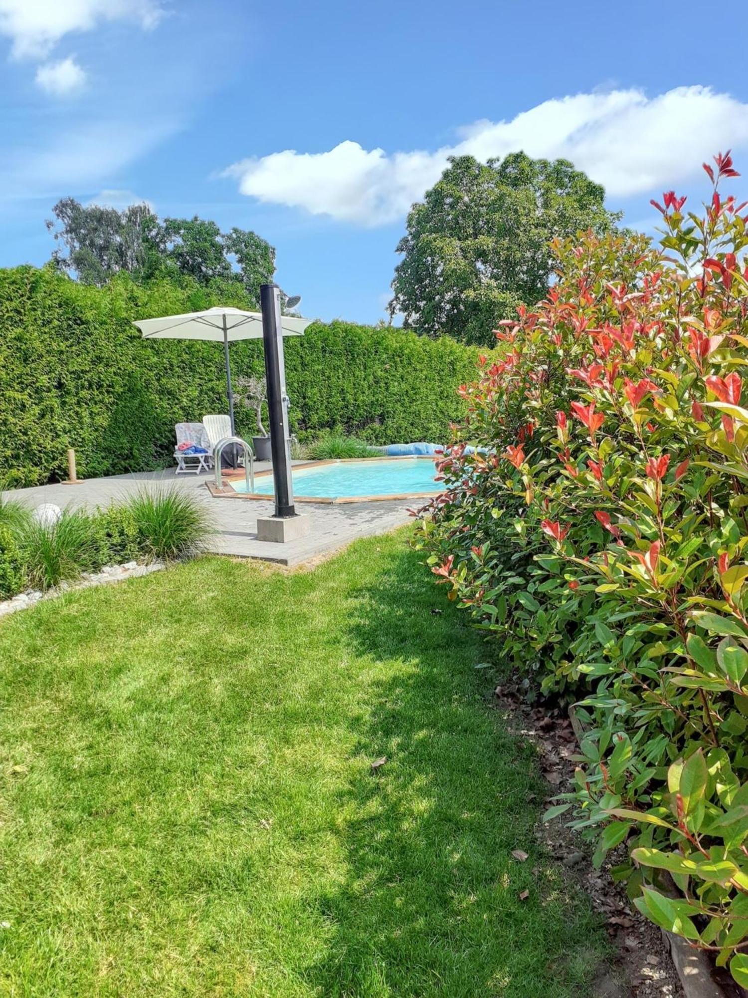 Charming House In Hamois With Shared Pool Villa Eksteriør billede